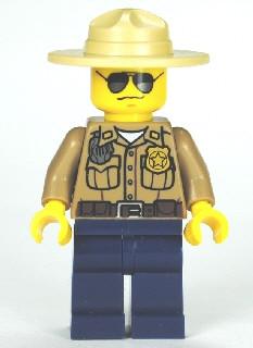 LEGO Minifigure-Forest Police Officer-Town / City / Police-cty264-Creative Brick Builders